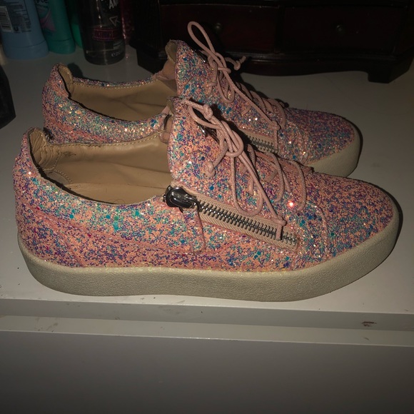 giuseppe zanotti cheryl glitter